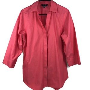 Foxcroft Non Iron Shirt Shaped Fit size 12